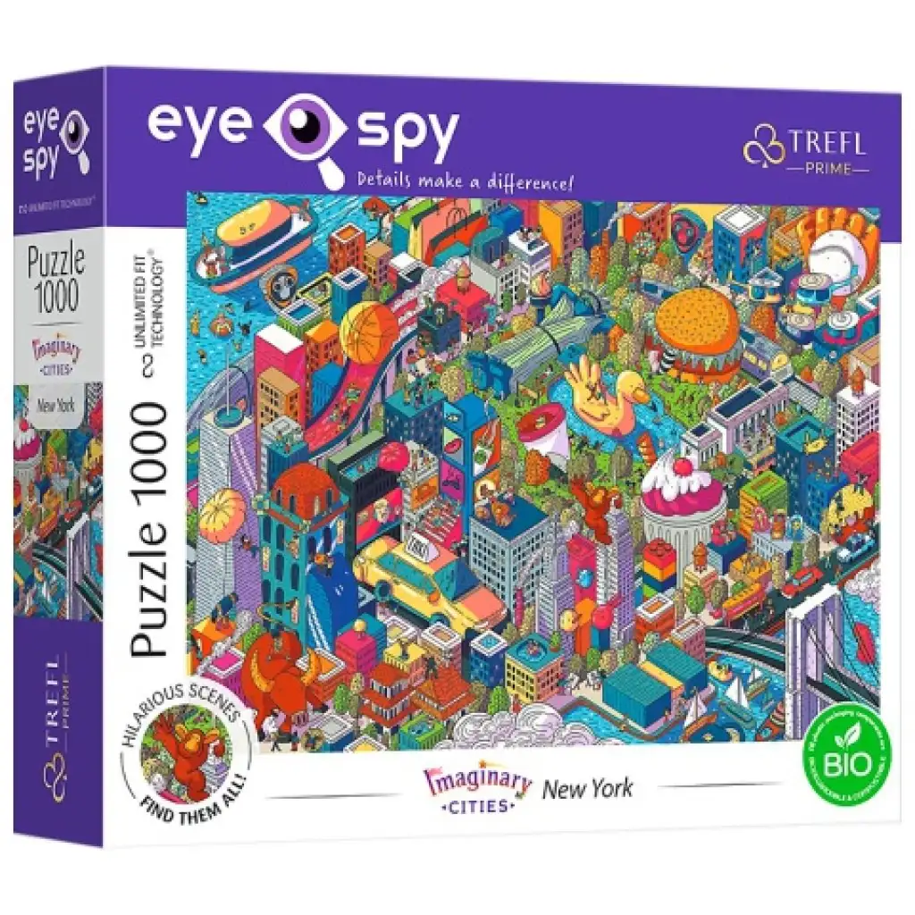 Imaginary Cities: New York UFT 1000db-os puzzle - Trefl kép 1