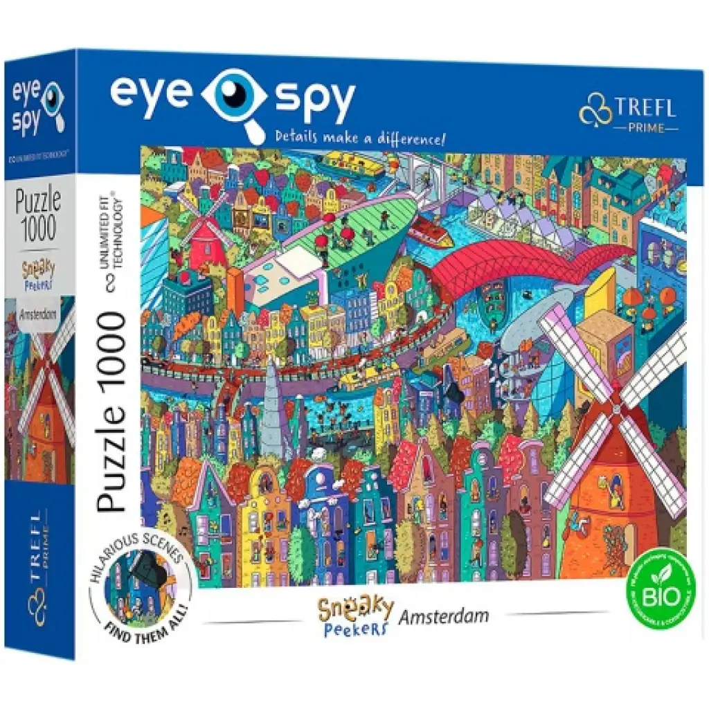 Sneaky Peekers: Amsterdam UFT 1000db-os puzzle - Trefl kép 1