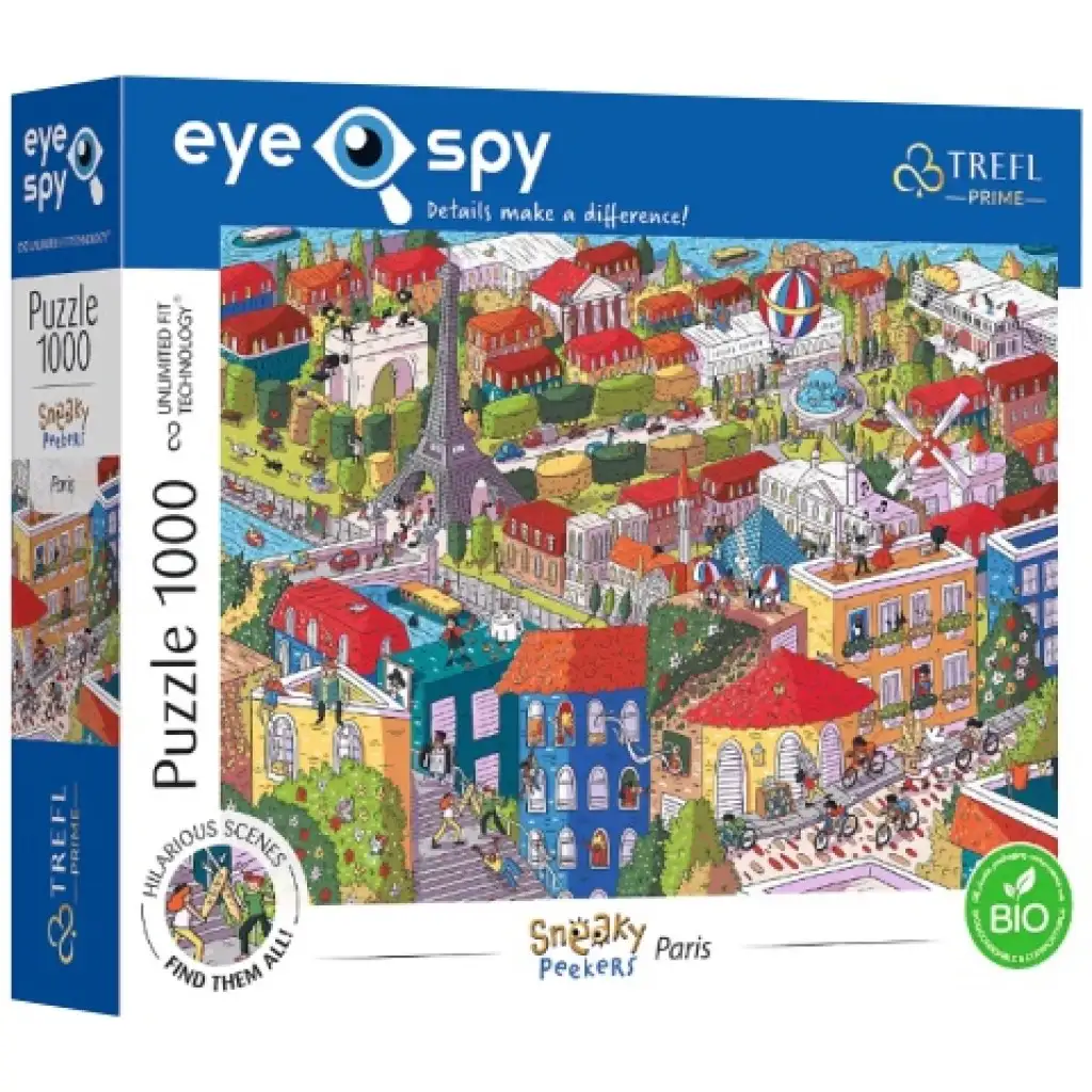Sneaky Peekers: Párizs UFT 1000db-os puzzle - Trefl kép 1