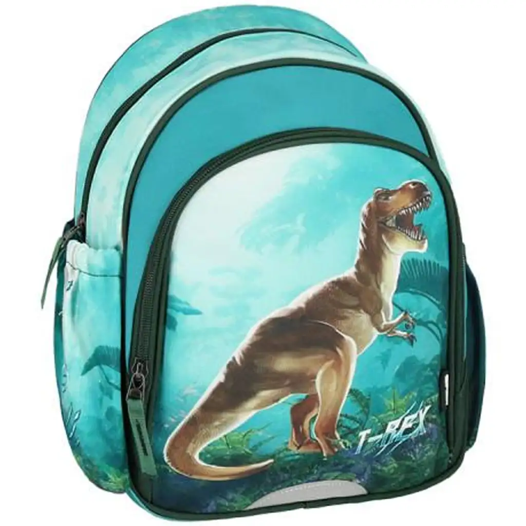 Spirit: T-Rex dinoszauruszos lekerekített iskolatáska, hátizsák 24x13x31cm kép 1