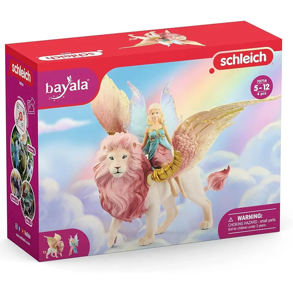 Schleich: Tündér szárnyas oroszlánon készlet (70714) kép 1