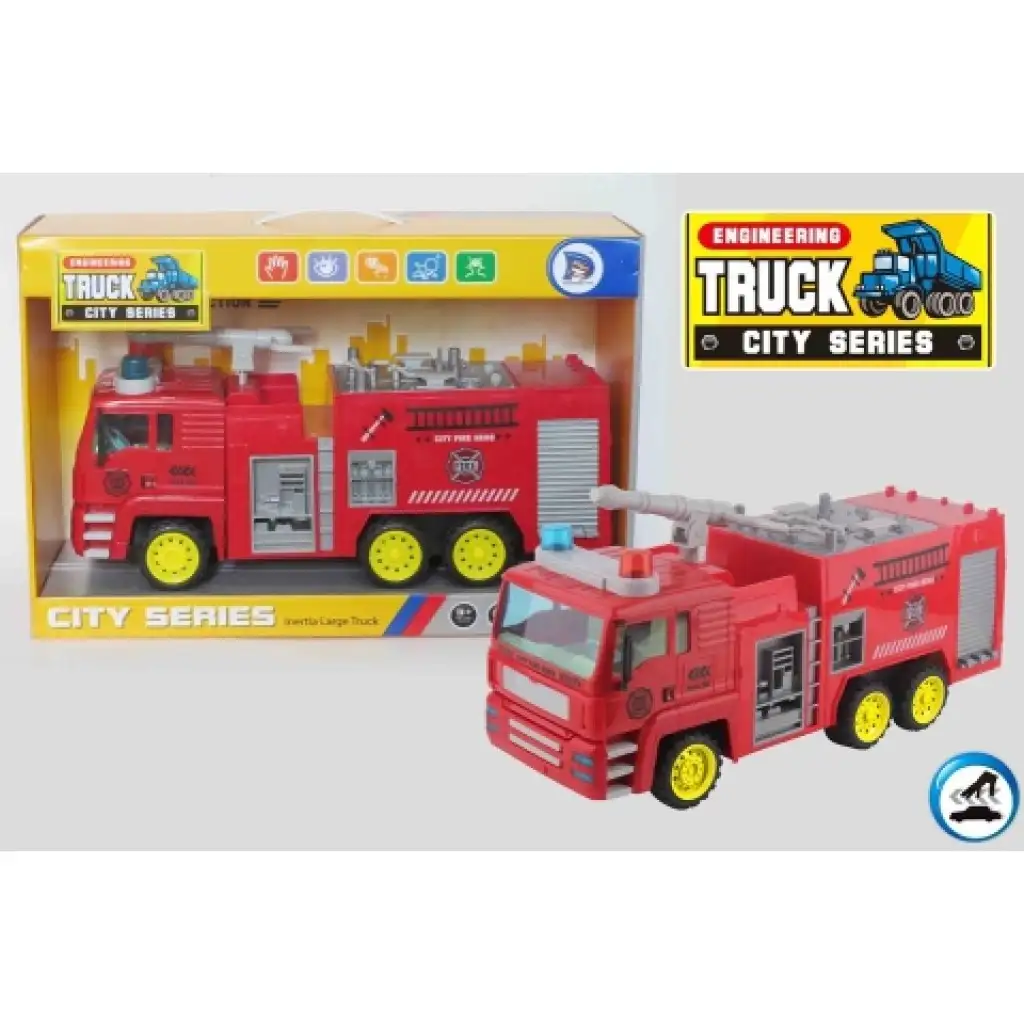 Tűzoltó teherautó modell 38cm-es kép 1