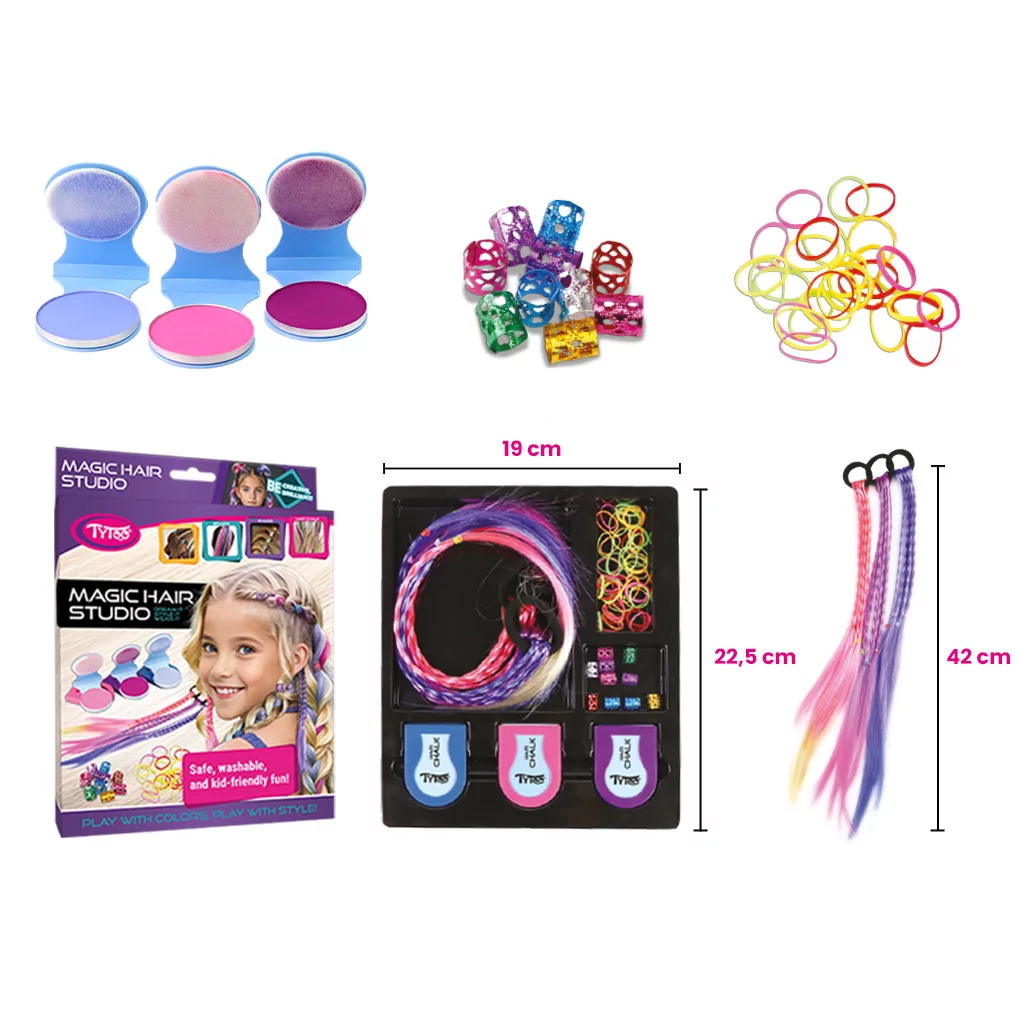 TyToo: Magic Hair Studio hajdíszítő szett kép 2