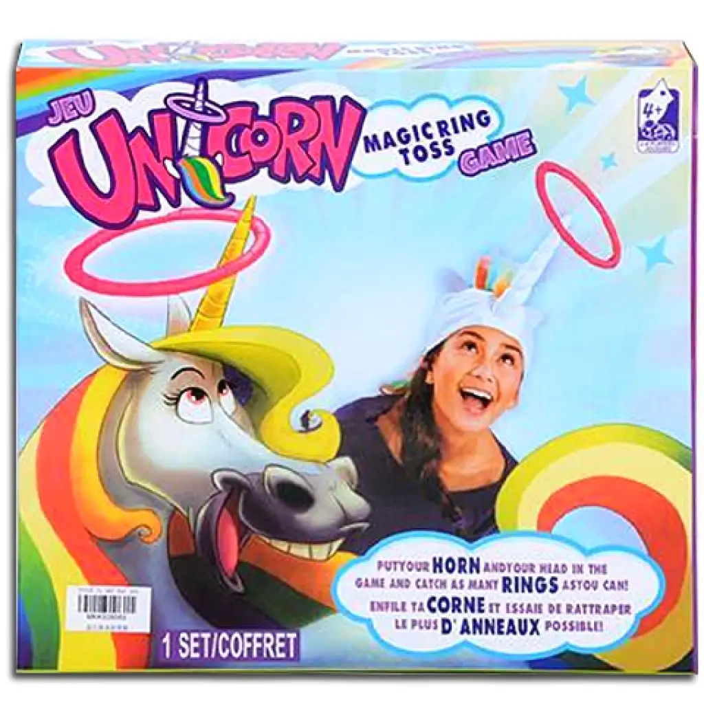 Unikornisos karikadobáló ügyességi játék kép 1