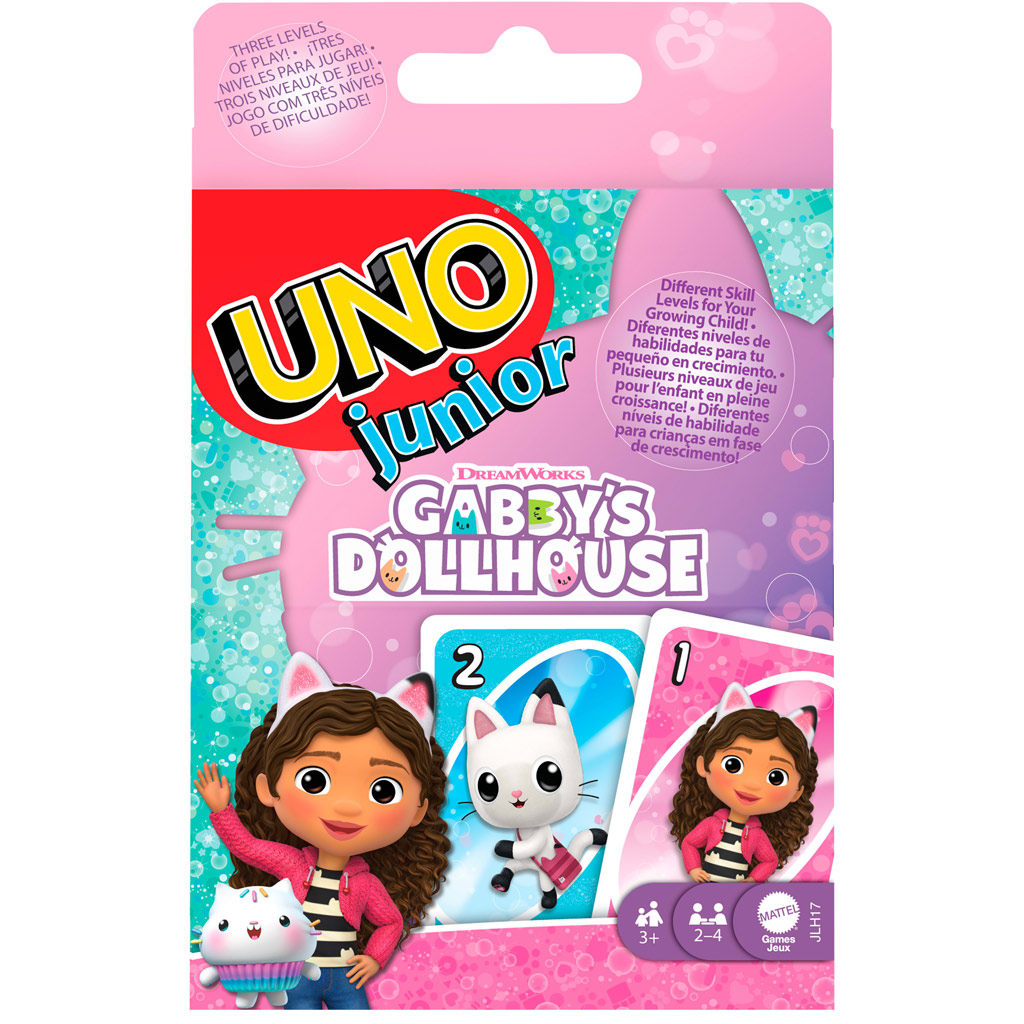 UNO Junior: Gabi babaháza kártyajáték - Mattel kép 1