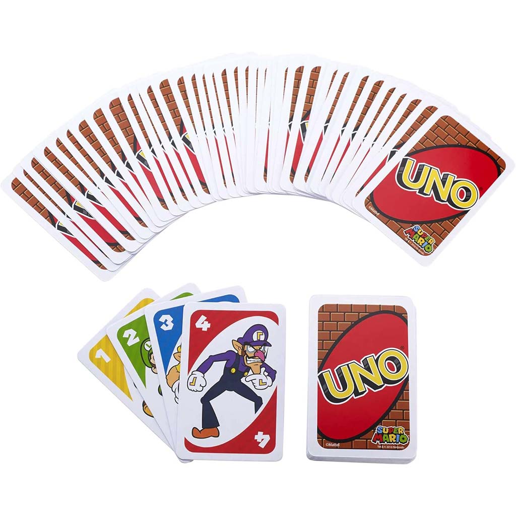 UNO Super Mario kártyajáték - Mattel kép 2
