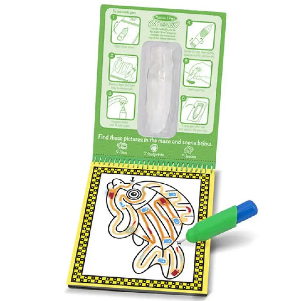 Útvesztő rajzolás vízzel kreatív játék - Melissa & Doug kép 2