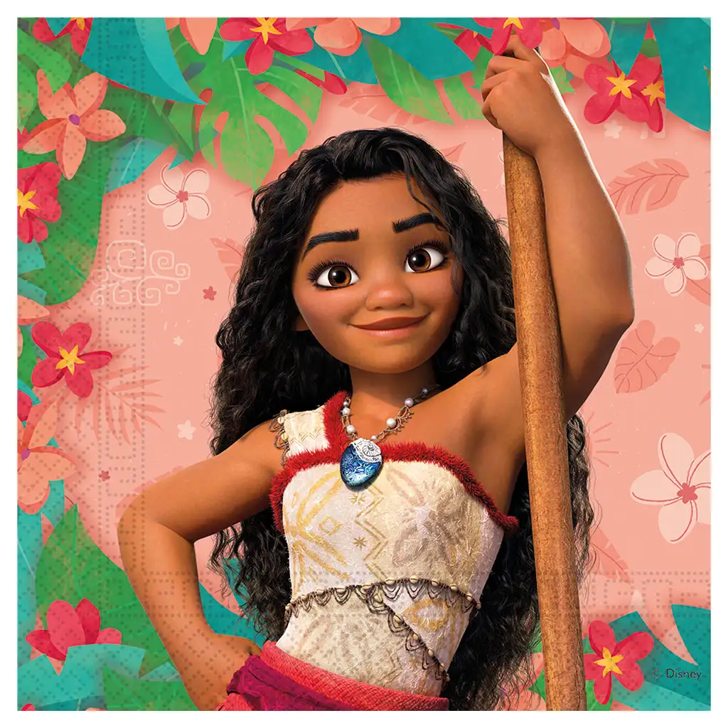 Disney Hercegnők Vaiana 2 20db-os 2 rétegű szalvéta csomag kép 1