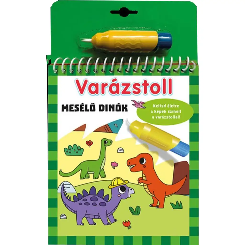 Varázstoll: Mesélő dínók kifestő füzet kép 1