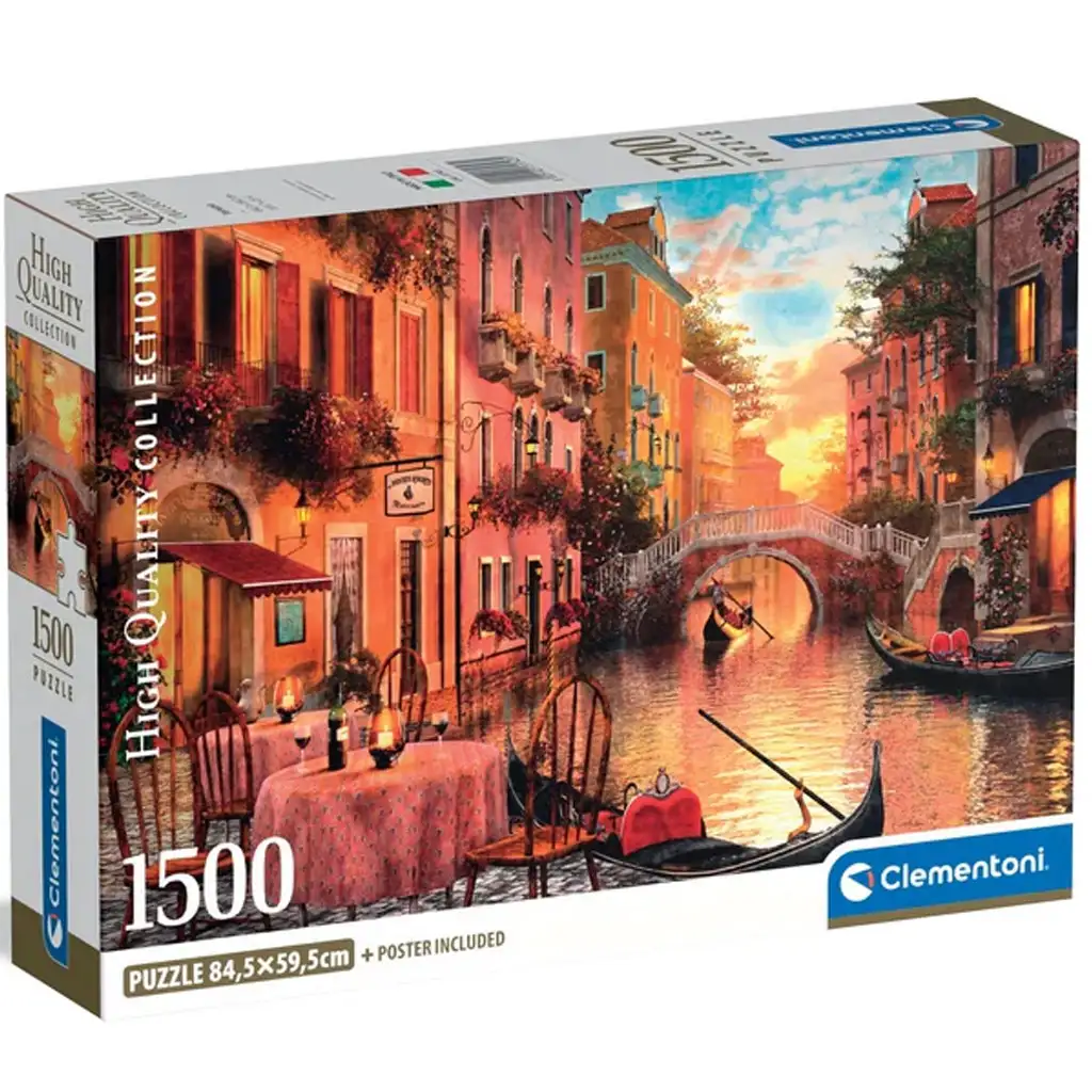 Velencei vacsora 1500db-os HQC kompakt puzzle - Clementoni kép 1