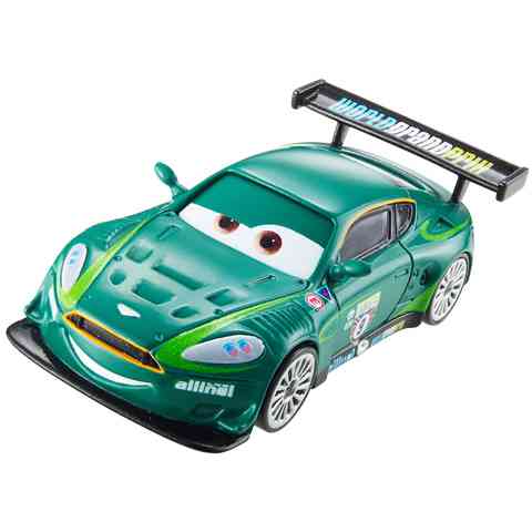 Verdák 3: Nigel Gearsley karakter-autó 1/55 - Mattel kép 1