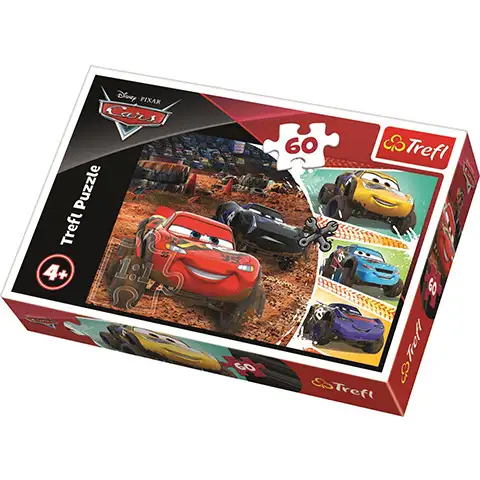 Verdák 3: Villám McQueen és barátai puzzle 60db-os - Trefl kép 1