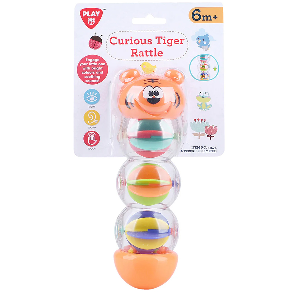 Playgo: Vidám kis tigris bébicsörgő kép 1