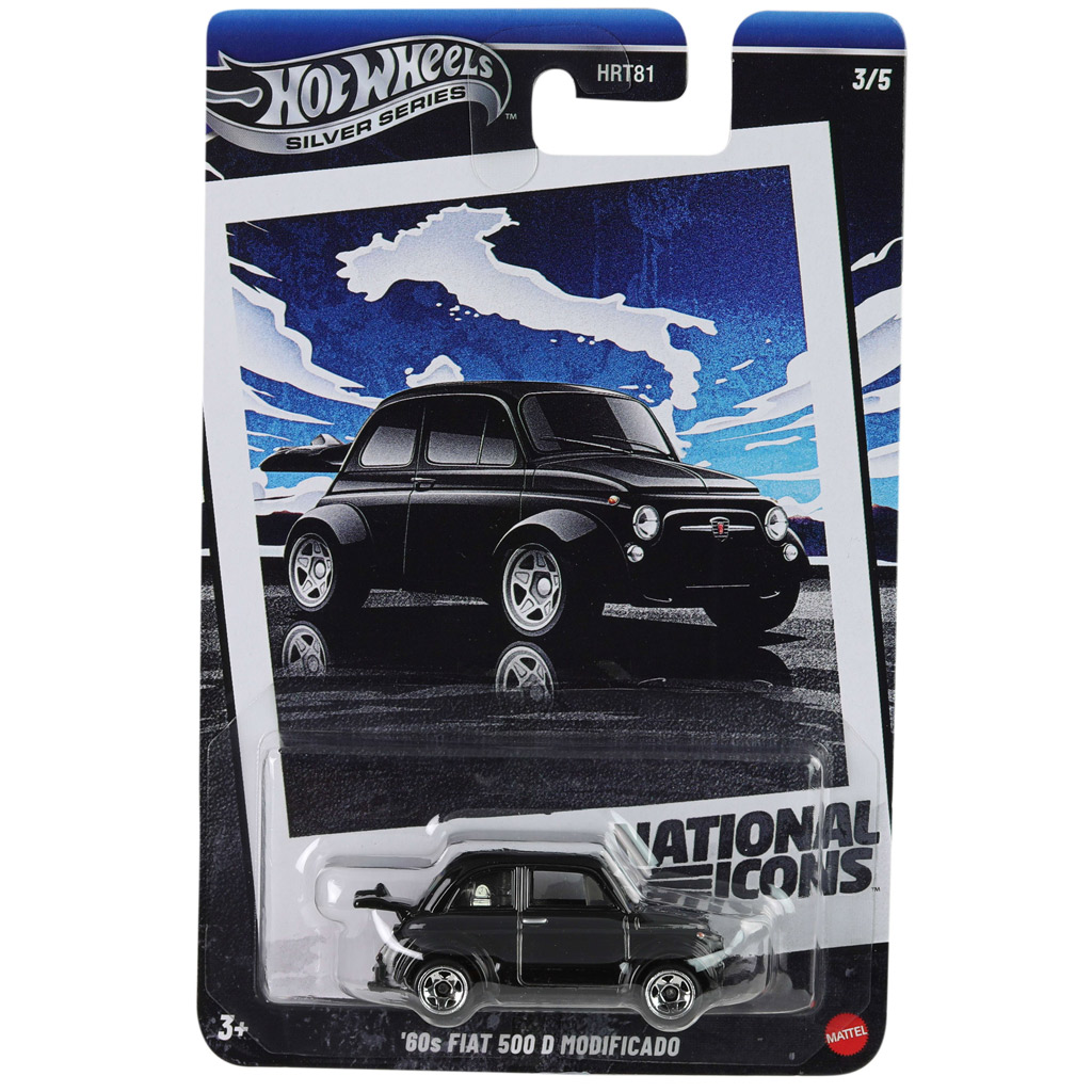 Hot Wheels: Vintage '60s Fiat 500 D Modificado kisautó 1/64 - Mattel kép 1
