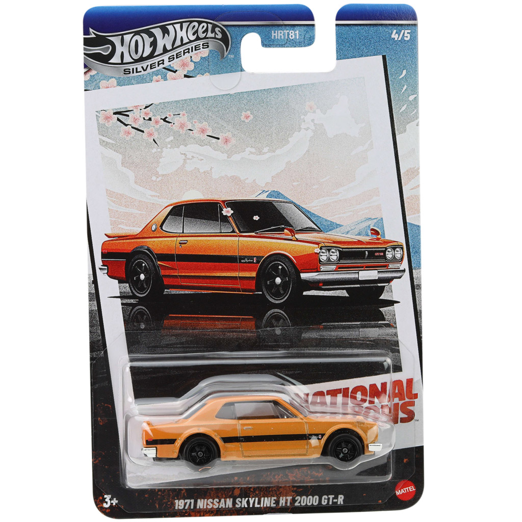 Hot Wheels: Vintage 1971 Nissan Skyline HT 2000 GT-R kisautó 1/64 – Mattel kép 1