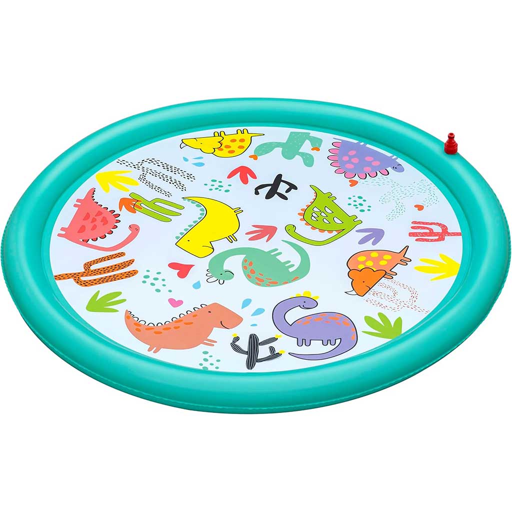 Bestway: Vízpermetes pancsoló medence dinós 122cm kép 1