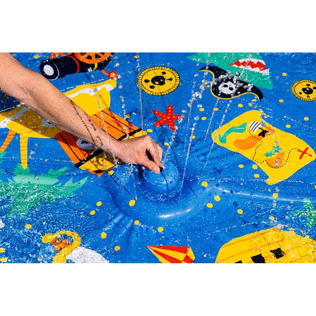 Bestway: Vízpermetes pancsoló medence kalózos 170x140cm kép 2