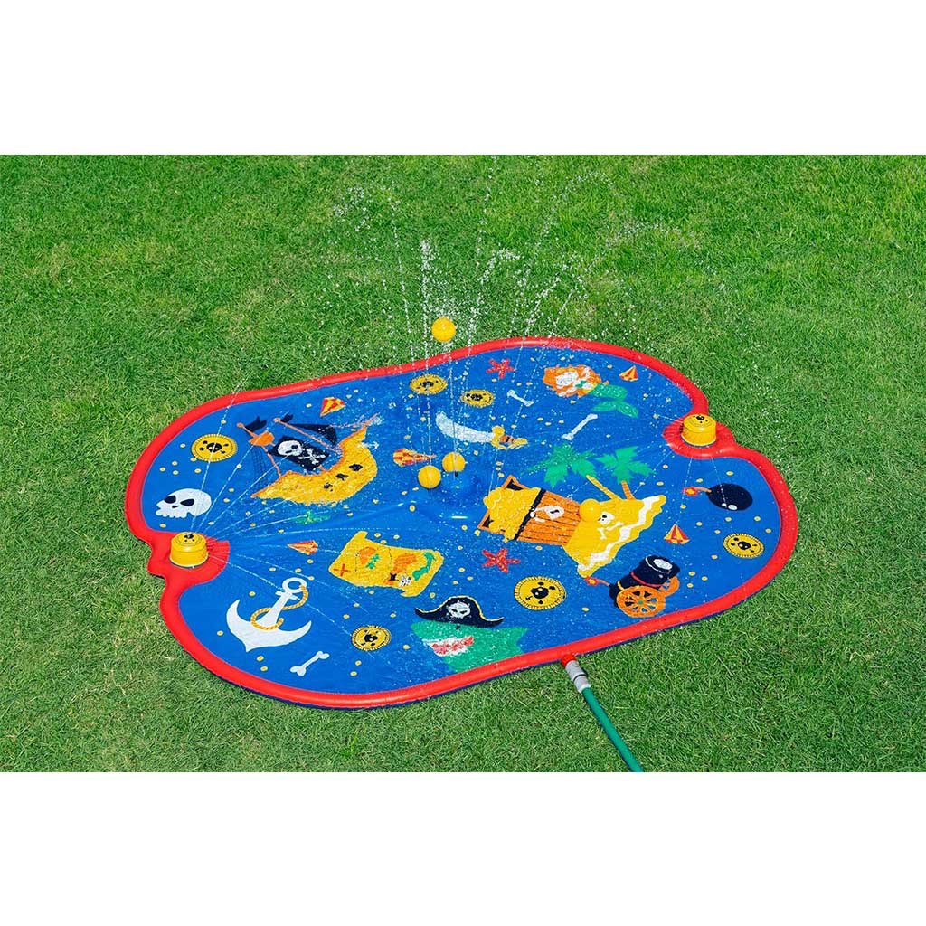 Bestway: Vízpermetes pancsoló medence kalózos 170x140cm kép 3