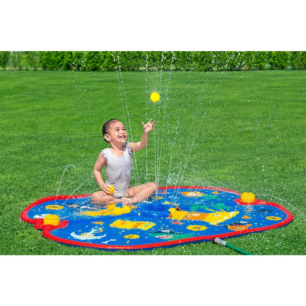 Bestway: Vízpermetes pancsoló medence kalózos 170x140cm kép 4