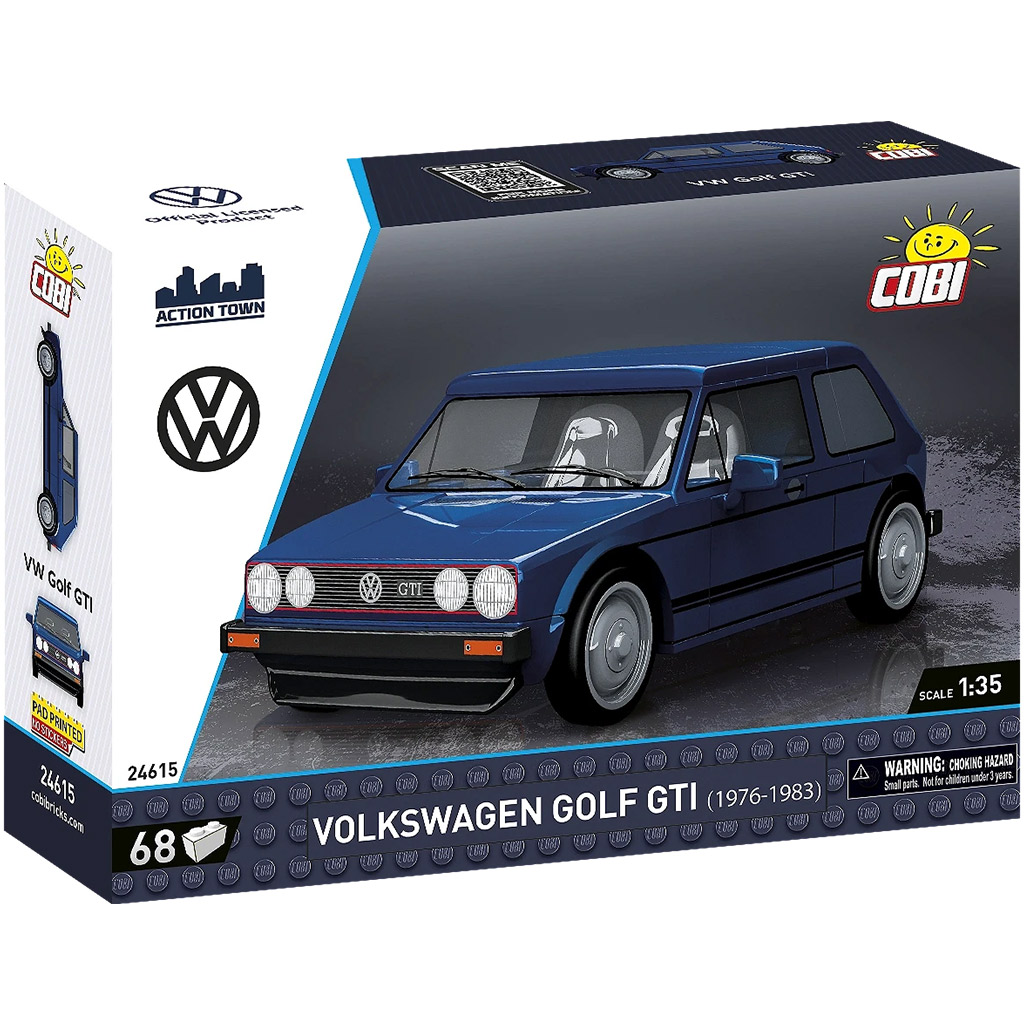 COBI: Volkswagen Golf GTI kék építőjáték (24615) kép 1