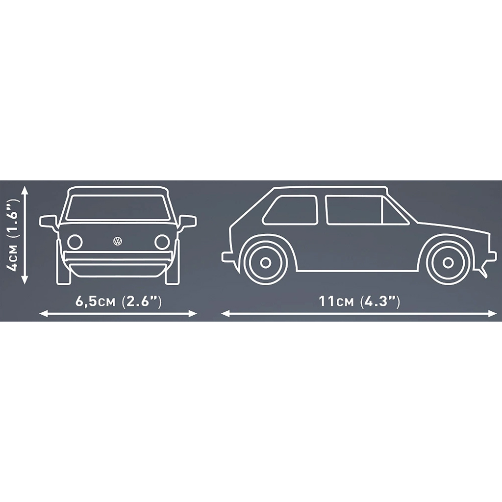 COBI: Volkswagen Golf Mk1 építőjáték (24613) kép 4