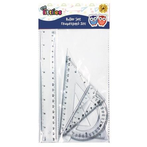 Vonalzó készlet 4db-os 20cm-es kép 1