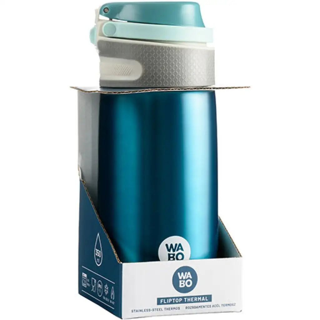 Nebulo: Wabo kék acél termosz 350ml kép 1