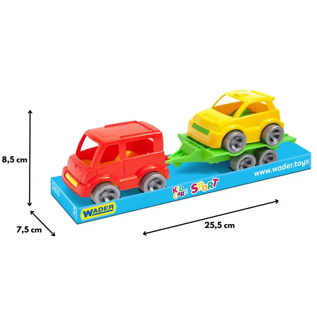 Kid Cars autók pótkocsival - Wader kép 4