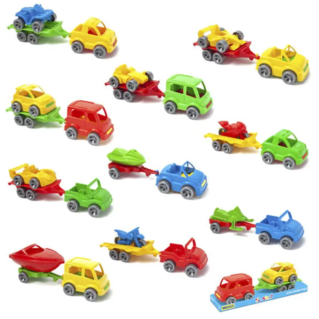 Kid Cars autók pótkocsival - Wader kép 1