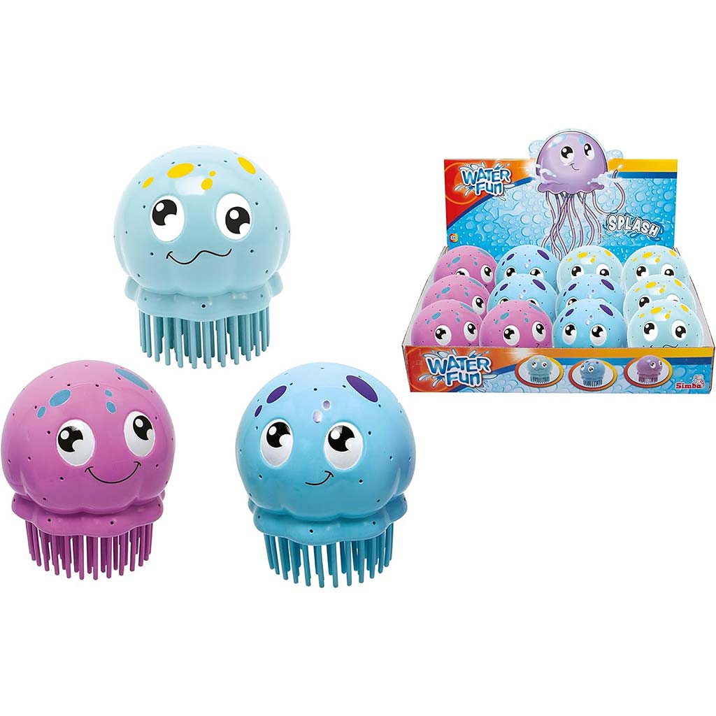 WaterFun Spriccelő medúza fürdőjáték többféle színben 1db - Simba Toys kép 1