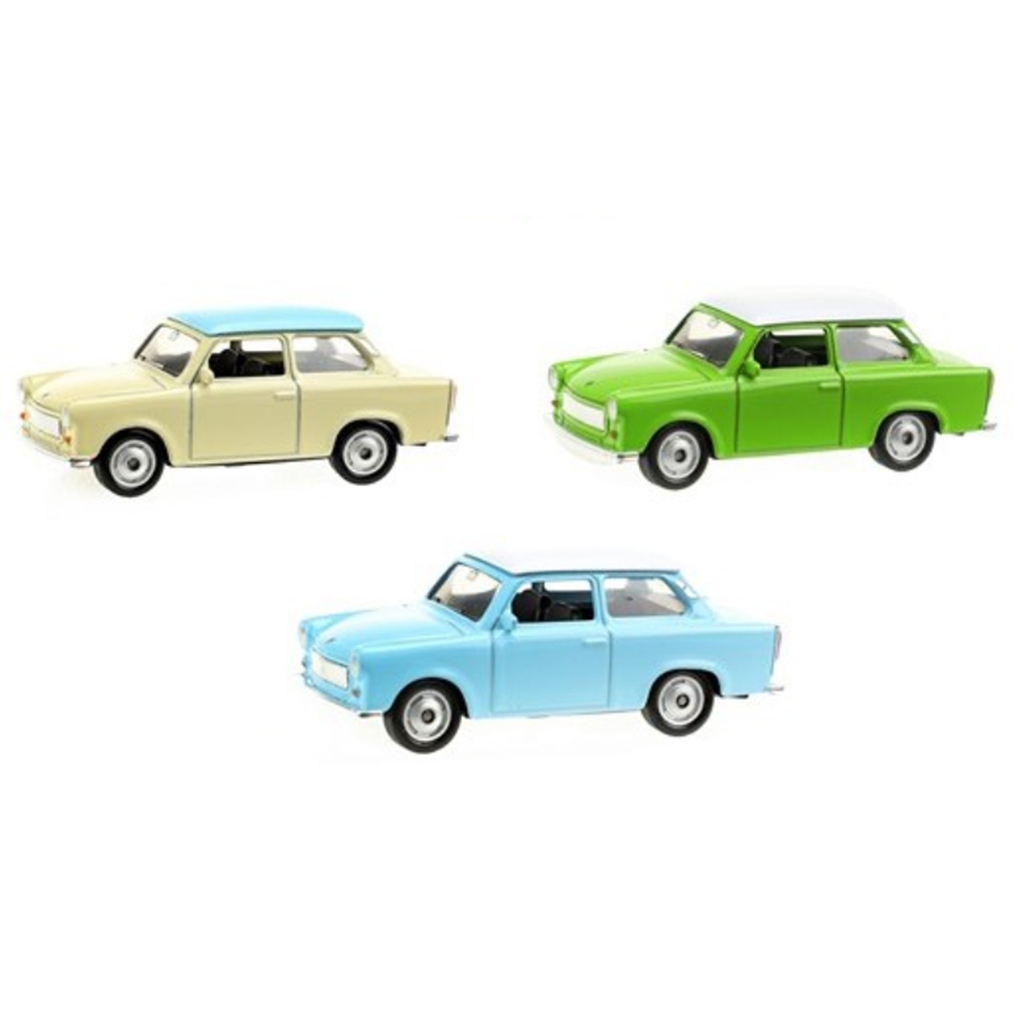 Welly: Trabant fém kisautó modell többféle változatban 1/64 kép 1