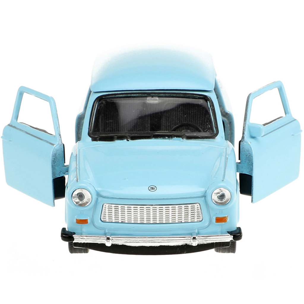 Welly: Trabant 601 fém kisautó modell többféle változatban 11cm kép 5