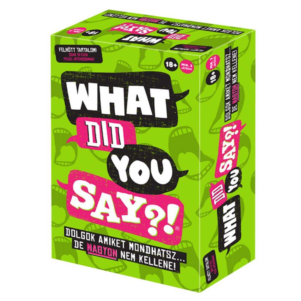 What Did You Say? felnőtt társasjáték kép 1