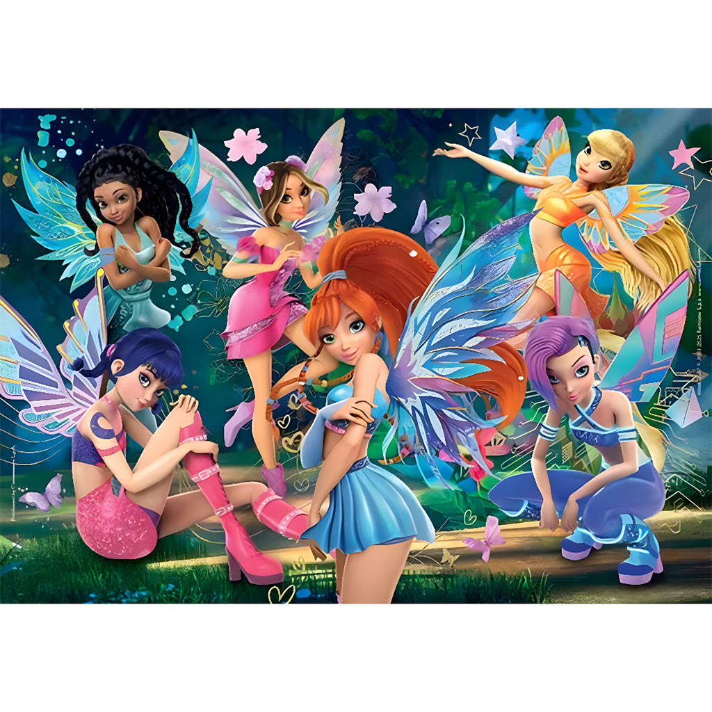Winx Club tündérei 104 db-os Super Puzzle - Clementoni kép 2