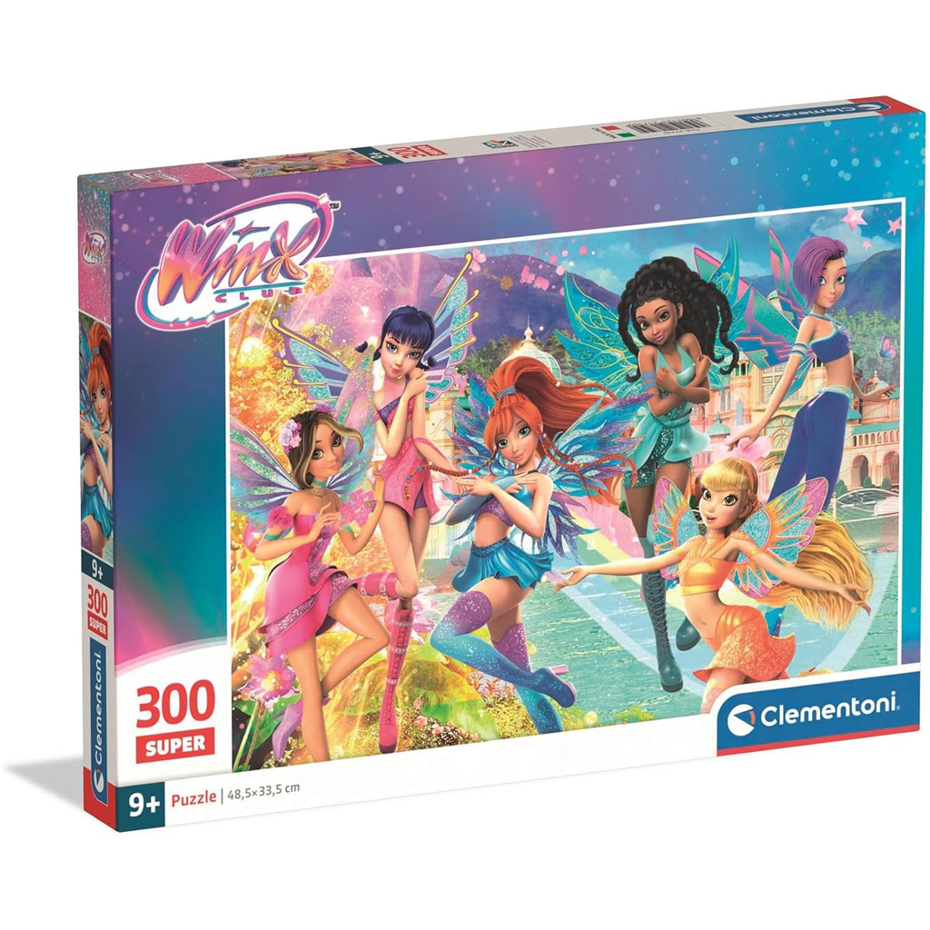 Winx Club tündérei 300 db-os Super Puzzle - Clementoni kép 1