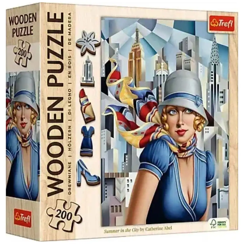 Catherine Abel: Summer in the City 200db-os fa puzzle - Trefl kép 1