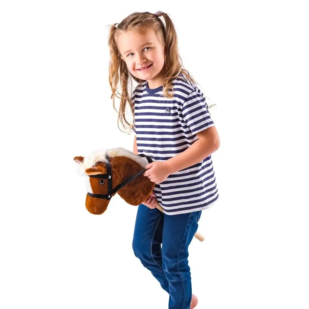 Bonnie a vesszőparipa hobby ló sötétbarna színben - Woodyland kép 3