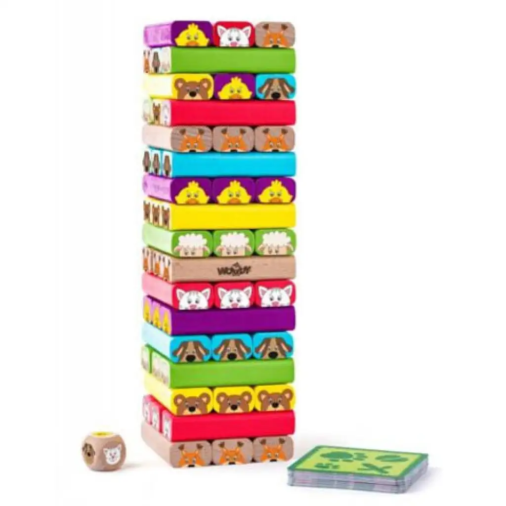 Sammy állatos jenga - Woodyland kép 1