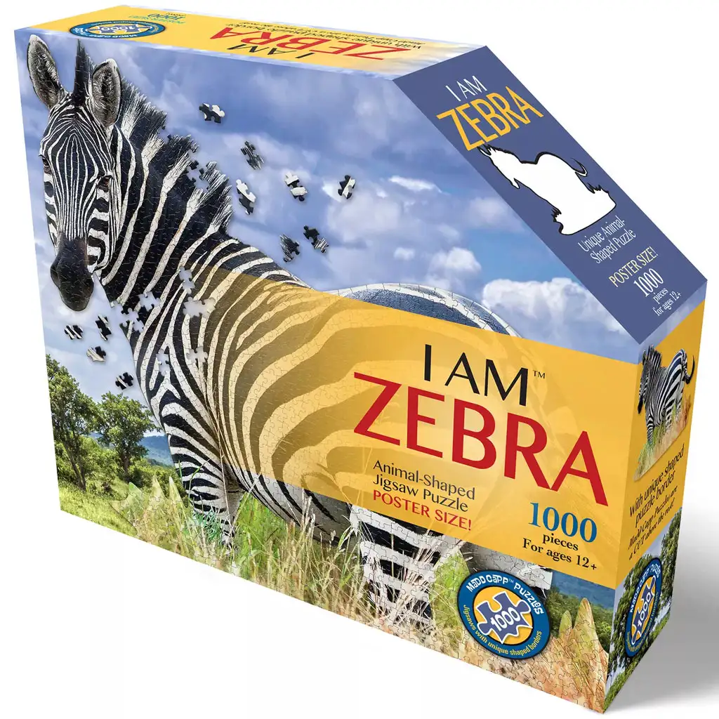WOW zebra puzzle 1000db-os kép 1