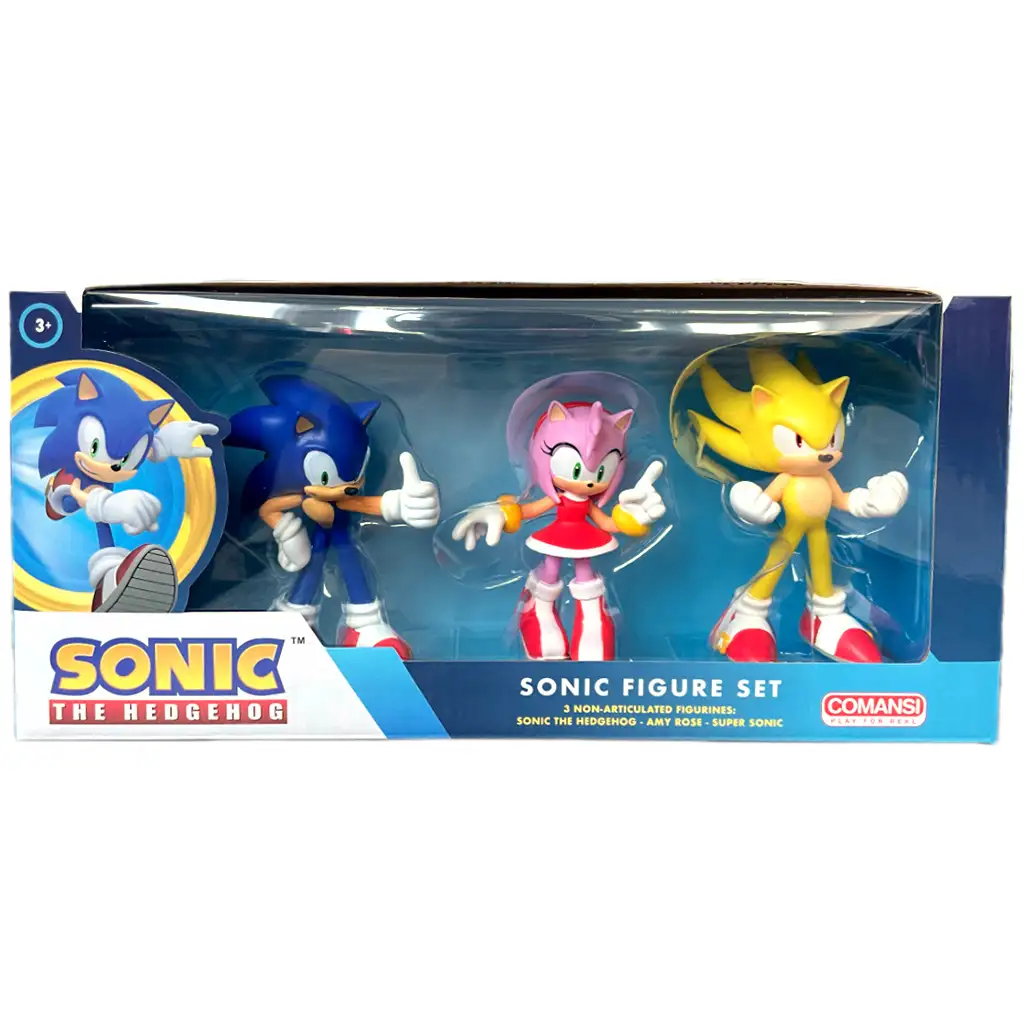 Sonic a sündisznó 3 db-os figura szett - Comansi kép 1