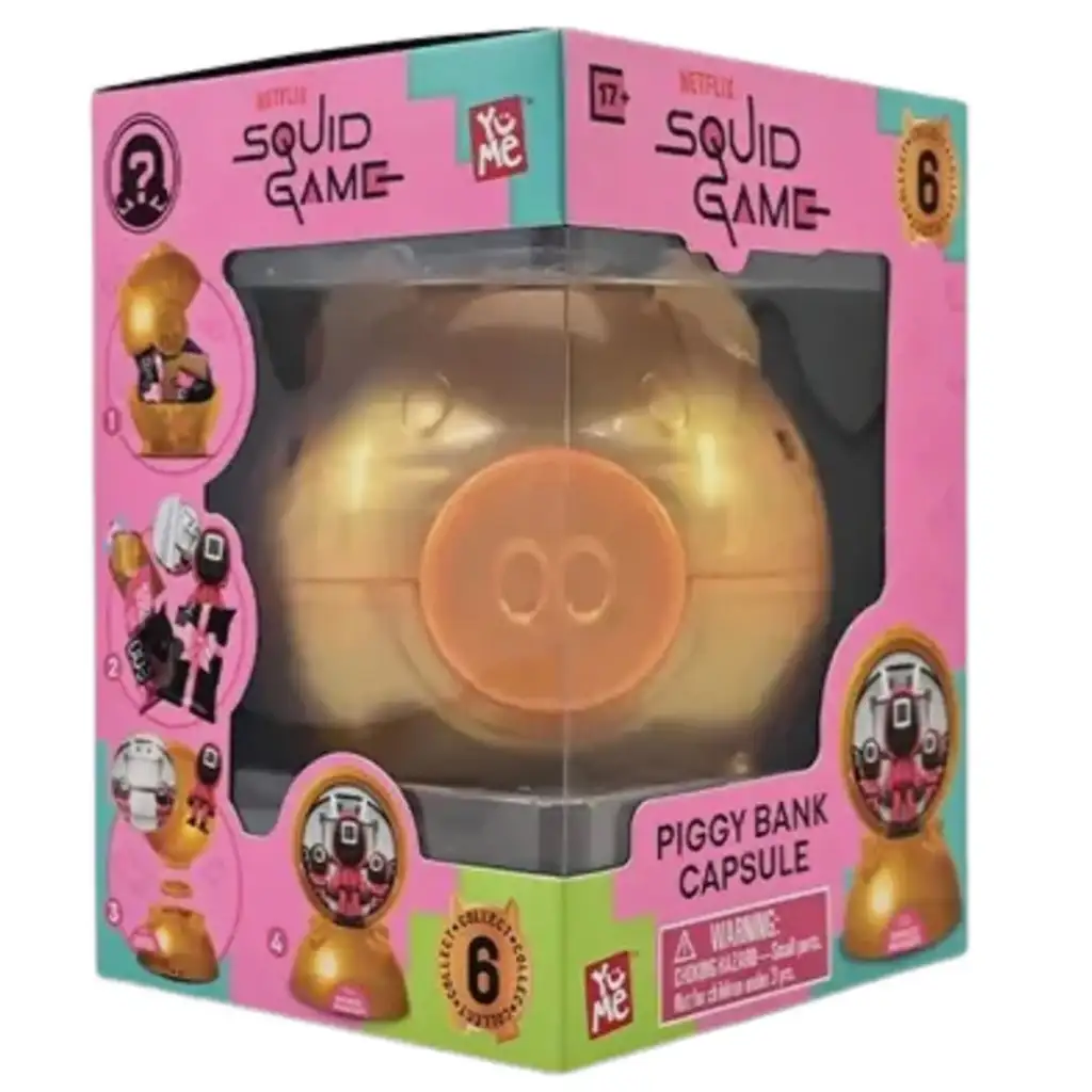 Squid Game malacpersely meglepetés kapszula 1db kép 1