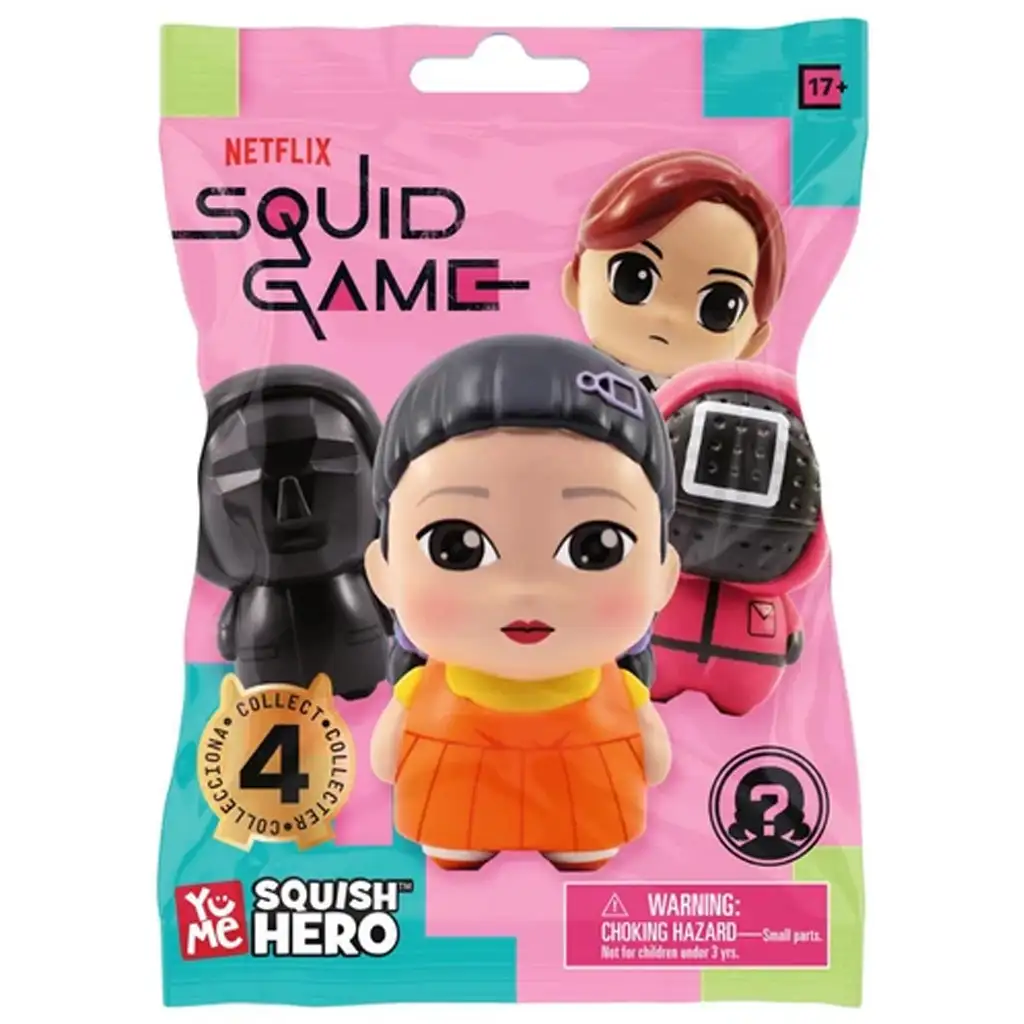 Squid Game Squish Hero figura meglepetés tasakban 1 db kép 1