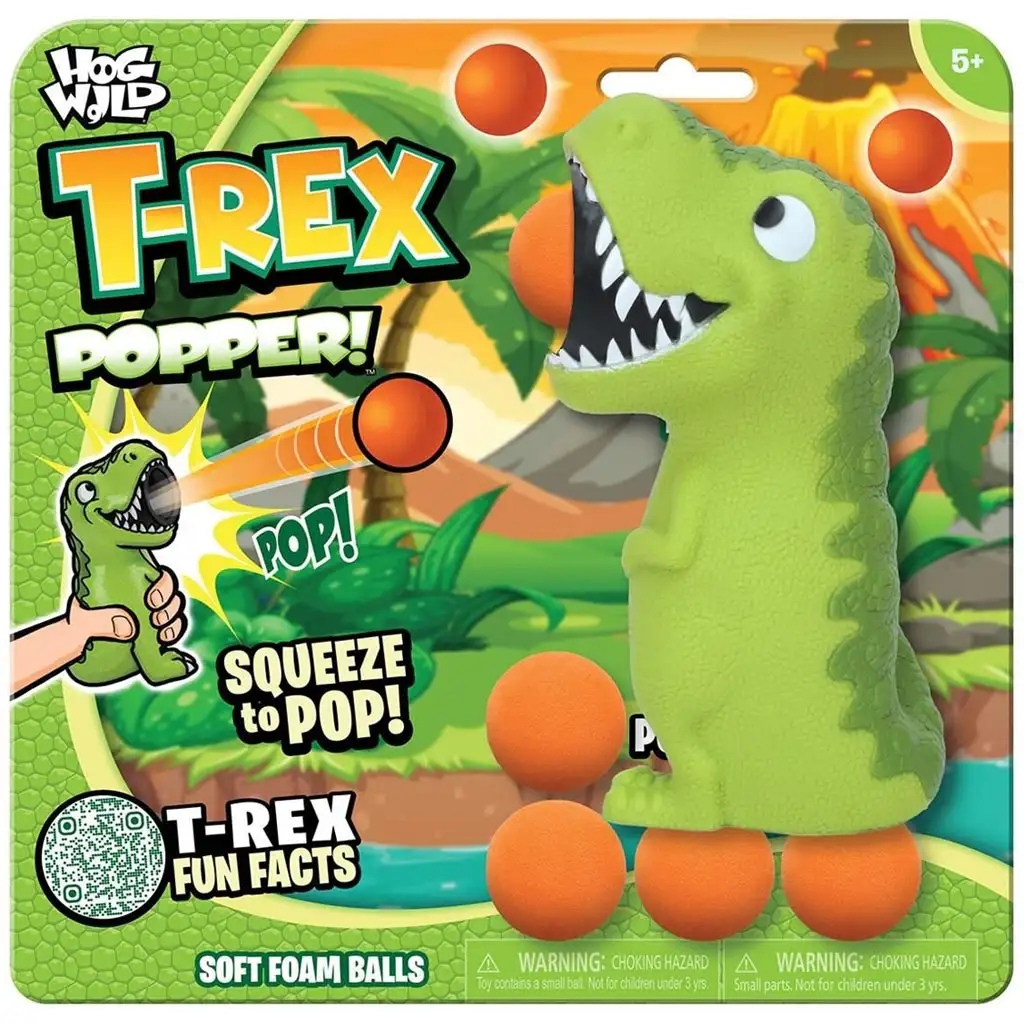 Zing: Popper T-rex kilövő labdákkal kép 2