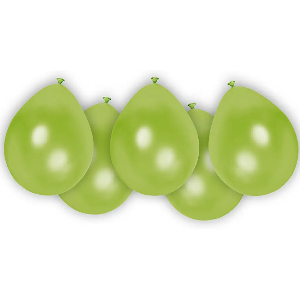 Zöld latex lufi 8db-os szett kép 1