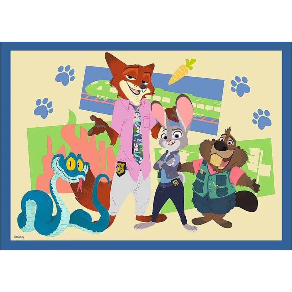 Zootropolis 2 - 4 az 1-ben 35-48-54-70db-os puzzle - Trefl kép 2