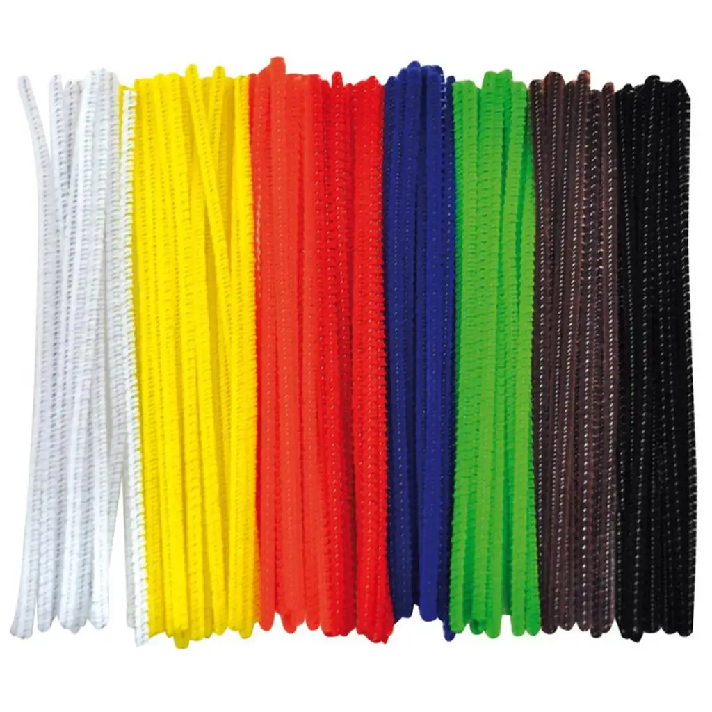PlayBox: Színes zsenília szálak 100db-os szett 0,3x15cm-es kép 1