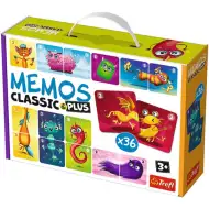 Aranyos szörnyetegek Classic & Plus memória játék 36db-os - Trefl