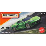 Matchbox: Papírdobozos 2020 Chevrolet Corvette C8 kisautó 1/64 - Mattel