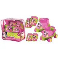 Minnie egér görkorcsolya védőfelszereléssel 22-29 méretben - Mondo Toys