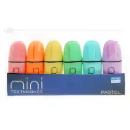 Spirit: Mini Pasztell szövegkiemelő filc szett 6 db-os